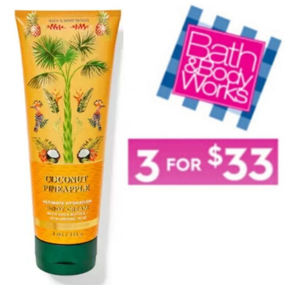 Bath & Body Works Bath & Body Pineapple Coconut Body Cream From